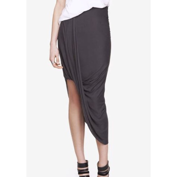 Express Dresses & Skirts - Black asymmetrical skirts Size M